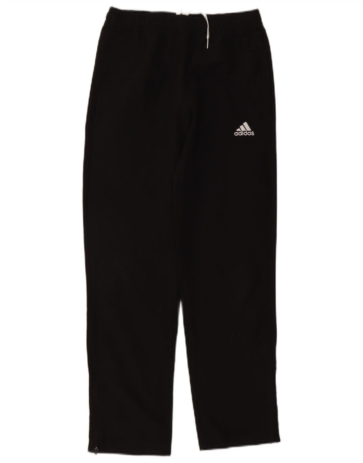 Adidas Trainingshose für Jungen, 11–12 Jahre, schwarzes Polyester
