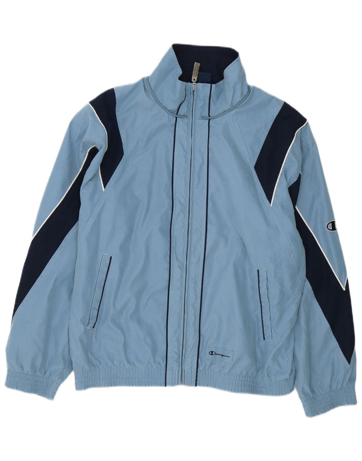 Champion Herre træningsdragt Topjakke Medium Blue Colourblock Polyester