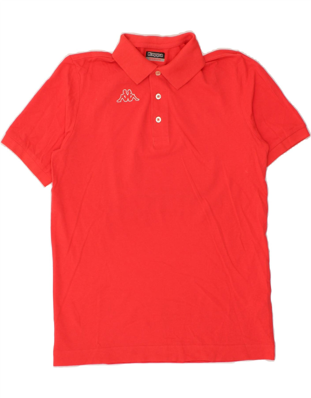 KAPPA Mens Polo Shirt Medium Red Cotton | Vintage Kappa | Thrift | Second-Hand Kappa | Used Clothing | Messina Hembry 