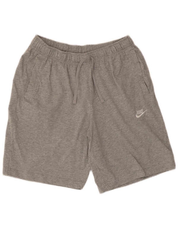Nike Mens Sport Shorts Medium Grey Flecked Cotton