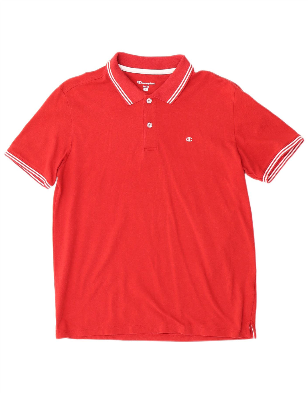 Champion Mens Easy Fit Polo Shirt Medium Red