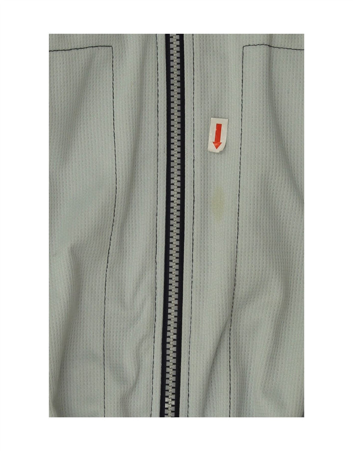 Asics Mens Tracksuit Top Jacket XL Blue Polyester