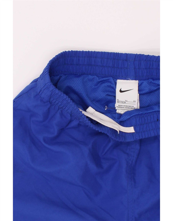 Nike Boys Sport Shorts 13-14 Years XL Blue Polyester