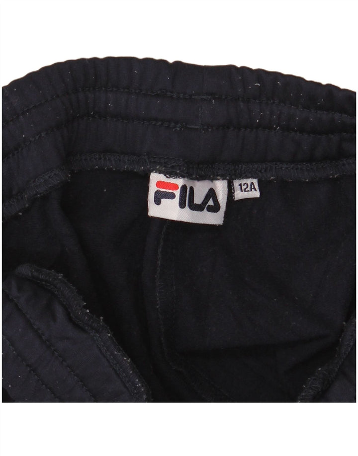 FILA Boys Tracksuit Trousers 11-12 Years  Navy Blue