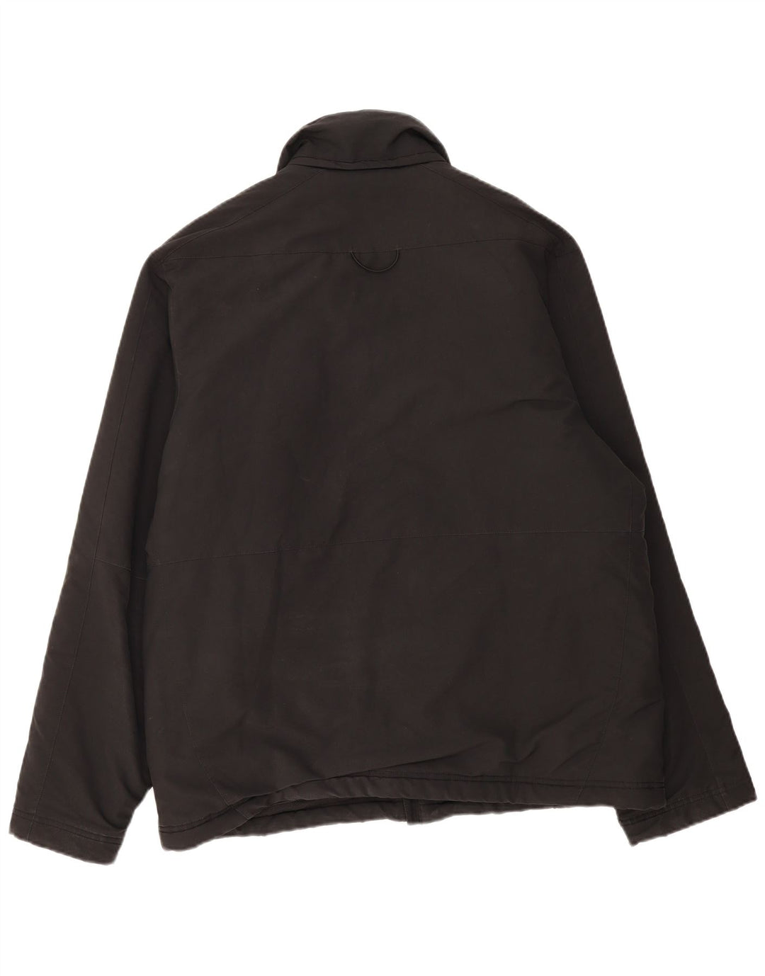 ADIDAS Mens Rain Jacket UK 40 Large Black Polyester