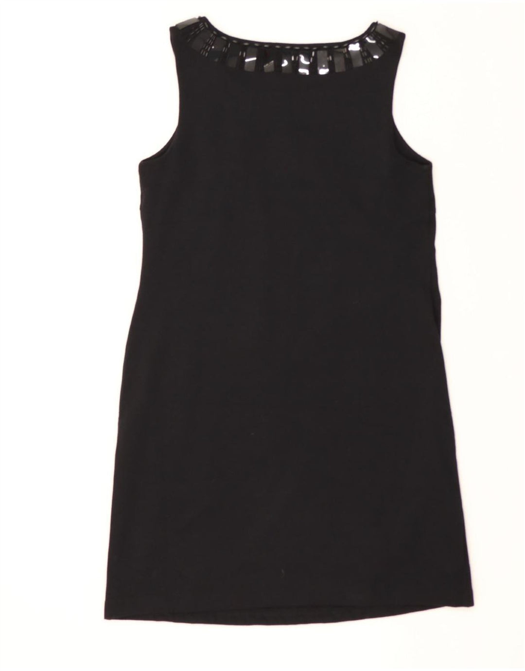 OASIS Womens Sleeveless Sheath Dress UK 14 Medium Black Polyester Classic Vintage Oasis and Second-Hand Oasis from Messina Hembry 
