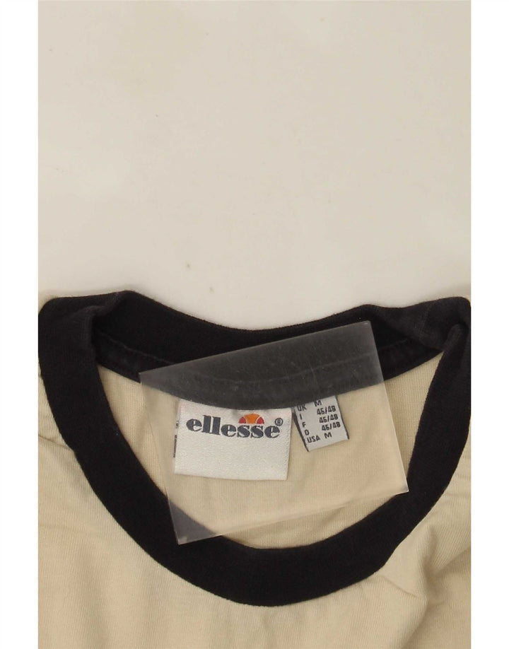 ELLESSE T-Shirt Graphique Homme Beige Moyen Colourblock