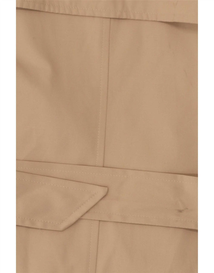 Marks & Spencer Womens Double Breasted Trench Coat UK 10 Small Beige