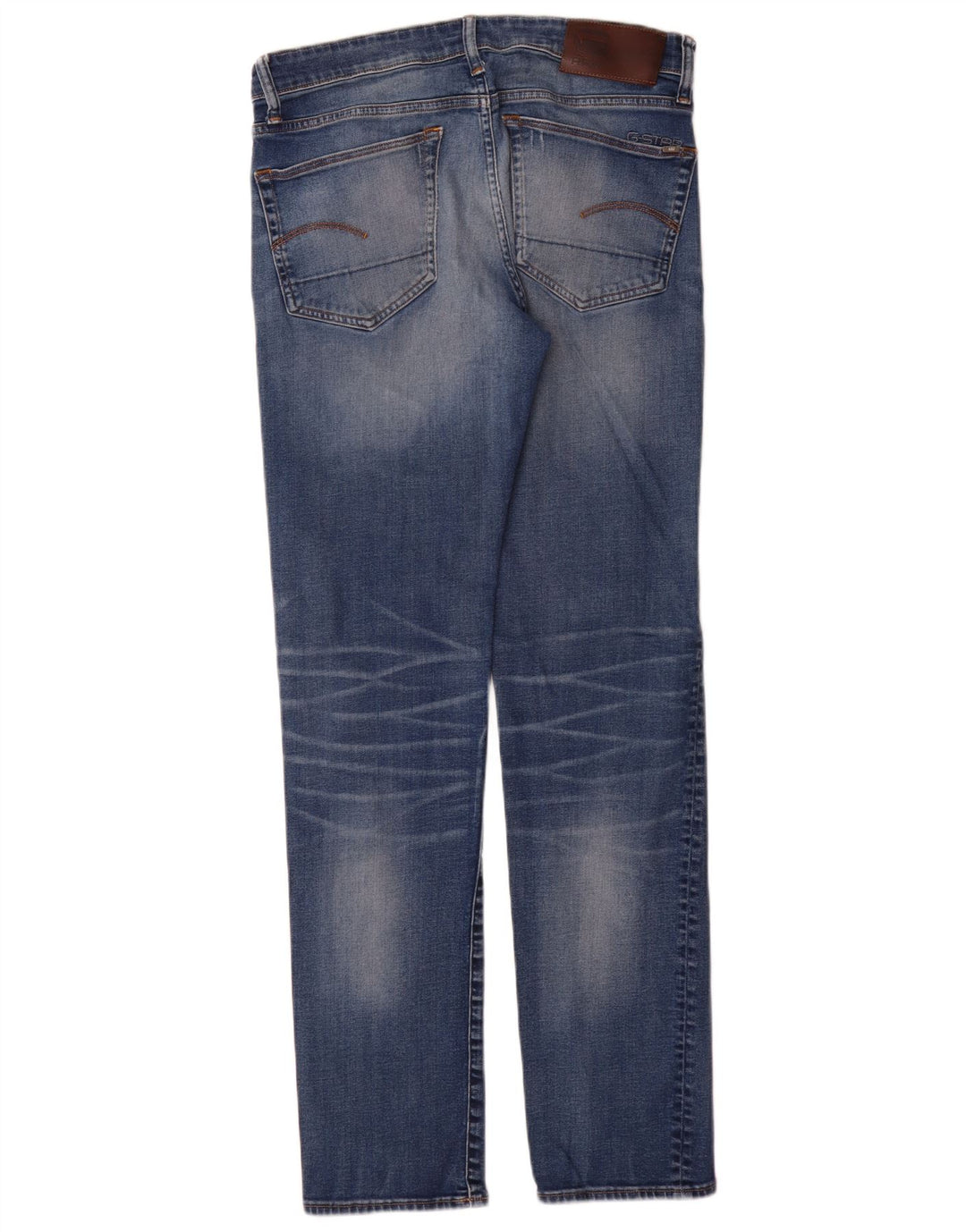 G-Star Mens 3301 Slim Jeans W33 L34 Blue