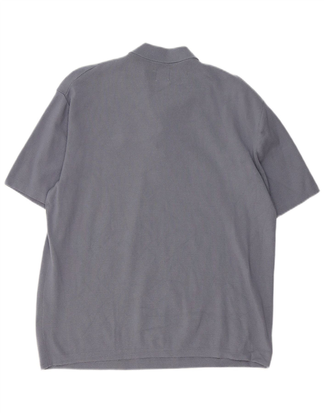 Zara Herren-Poloshirt, große graue Viskose