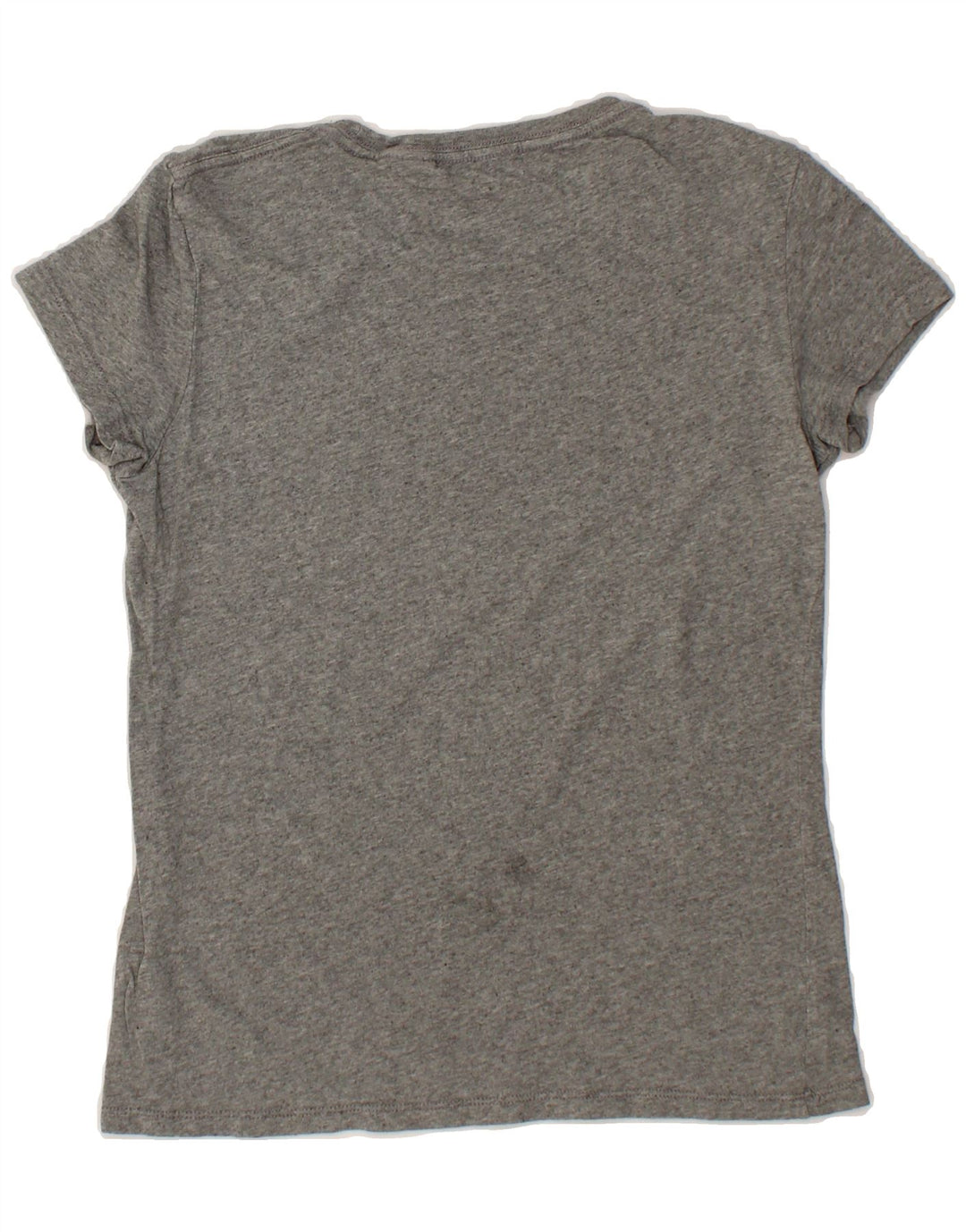 LEVI'S Womens Graphic T-Shirt Top UK 10 Small Grey Vintage Levi's and Second-Hand Levi's from Messina Hembry 