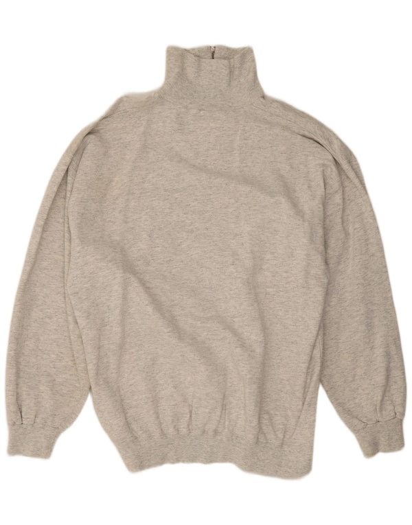 Męska bluza z zamkiem Champion XL, szara, nakrapiana bawełna