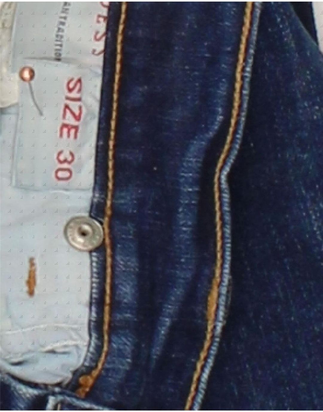 GUESS Womens Slim Jeans W30 L31  Blue Cotton Vintage Guess and Second-Hand Guess from Messina Hembry 
