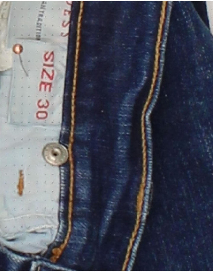 GUESS Womens Slim Jeans W30 L31  Blue Cotton Vintage Guess and Second-Hand Guess from Messina Hembry 