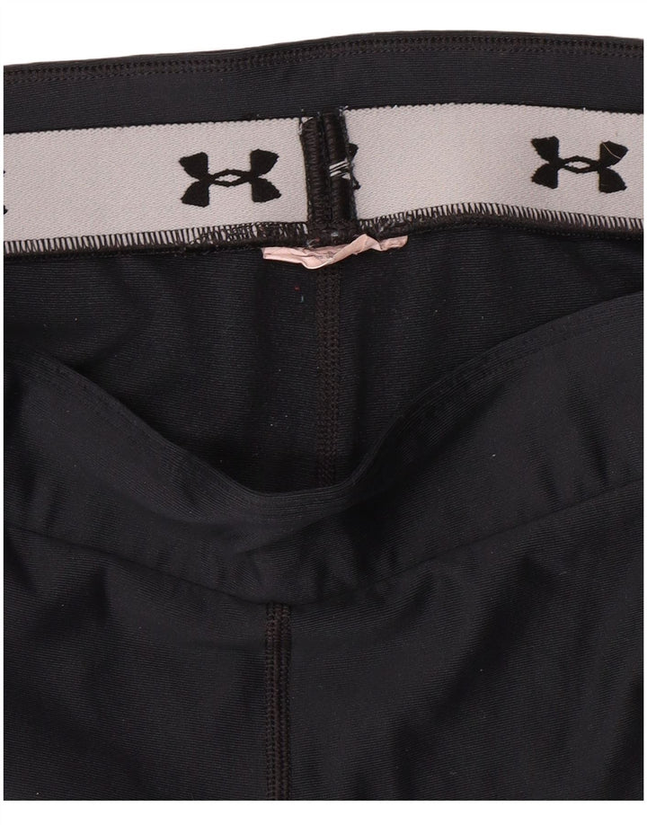 UNDER ARMOUR Womens Leggings UK 12 Medium  Black