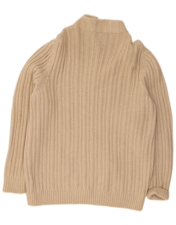Fred Perry Cardigan entièrement zippé pour homme XL en laine beige