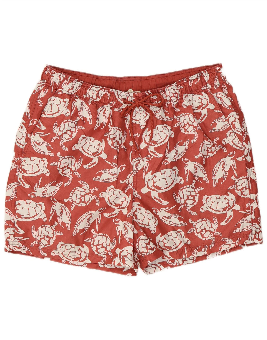 MARKS & SPENCER Mens Swimming Shorts Large Red Animal Print Polyester