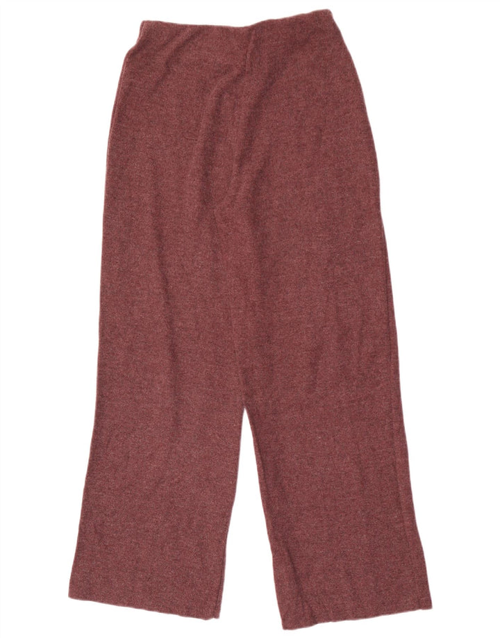ZARA Womens Tracksuit Trousers UK 8 Small  Maroon Polyester