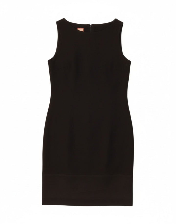 MODA DOSSIER Womens Sleeveless Sheath Dress IT 40 Small Black Acetate Vintage Moda Dossier and Second-Hand Moda Dossier from Messina Hembry 