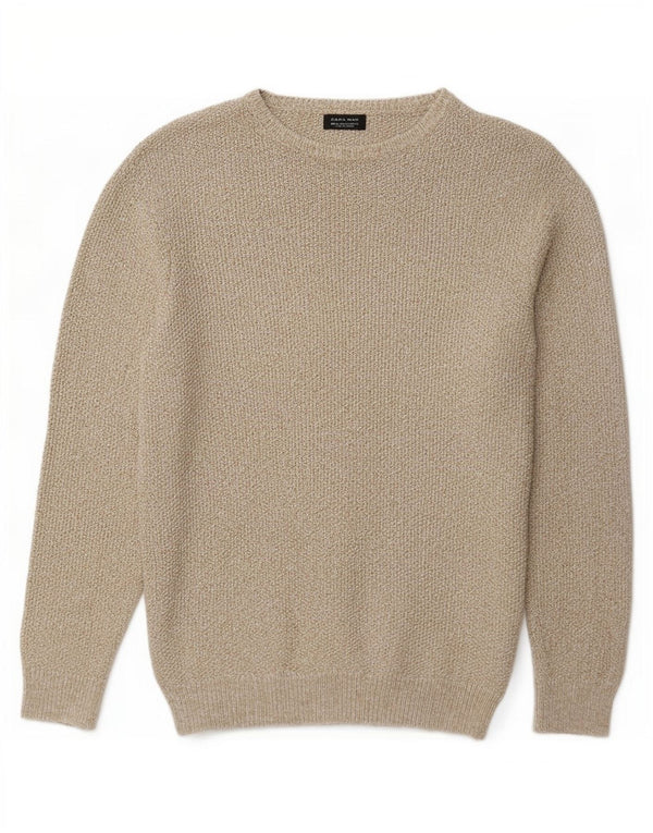 Zara Pull Col Bateau Homme XL Gris Moucheté