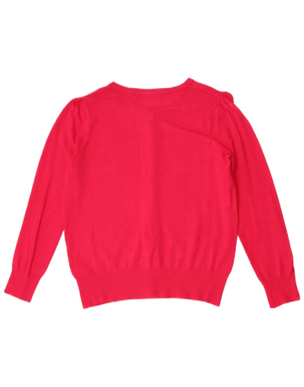 Maglione cardigan da donna Marks & Spencer UK 10 Small Pink Viscosa