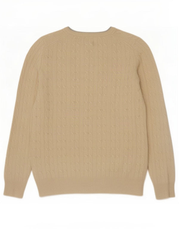 Jack Wills Damen-Pullover mit U-Boot-Ausschnitt, Gr. 12, Mittel, gebrochenes Weiß