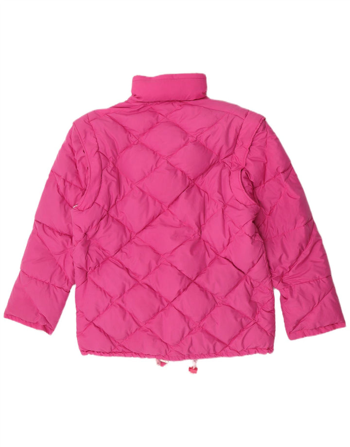 Dolomite Mens Reversible Loose Fit Padded Jacket UK 36 Small Pink Polyester