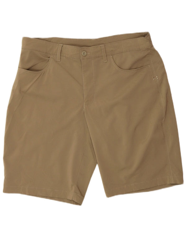 Under Armour Mens Heat Gear Casual Shorts W36 Large  Brown
