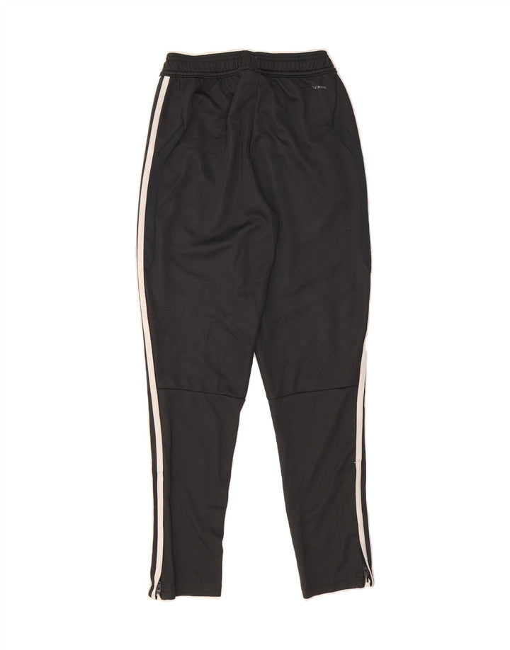 ADIDAS Boys Tracksuit Trousers 11-12 Years  Black Polyester Vintage Adidas and Second-Hand Adidas from Messina Hembry 
