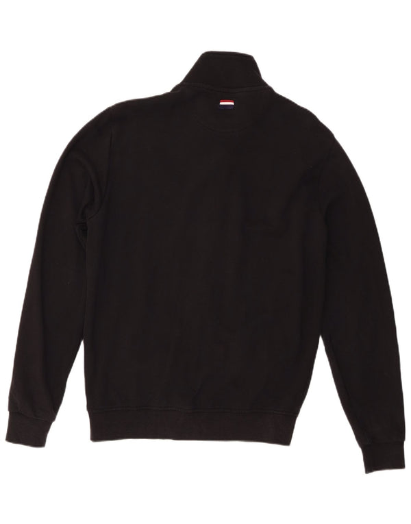 U.S. Polo Assn. Mens Tracksuit Top Jacket Medium Black Cotton