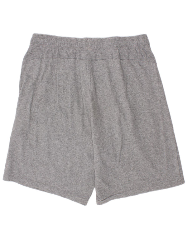 Puma Boys Graphic Sport Shorts 13-14 Years Grey Flecked Cotton