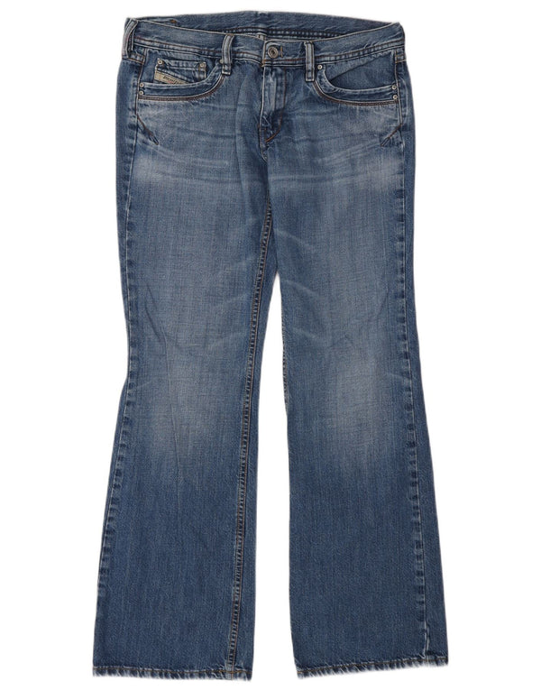 Jean Bootcut Femme Diesel W28 L30 Bleu Coton