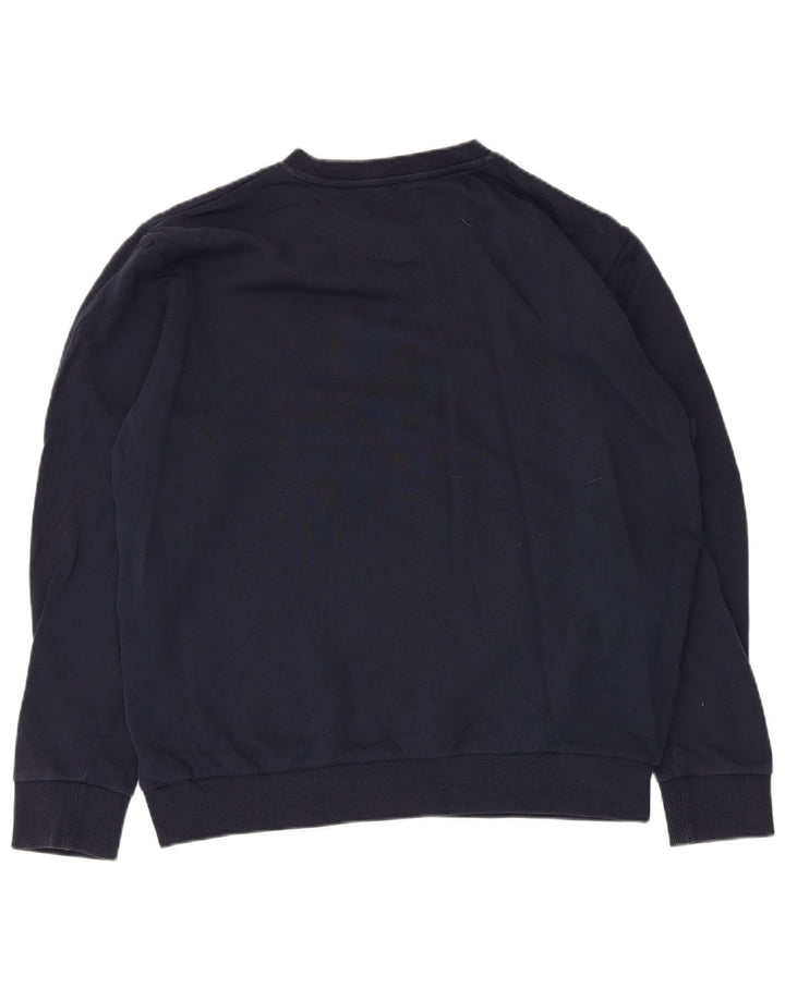 Jack & Jones Mens Sweatshirt Jumper XL Navy Blue Cotton