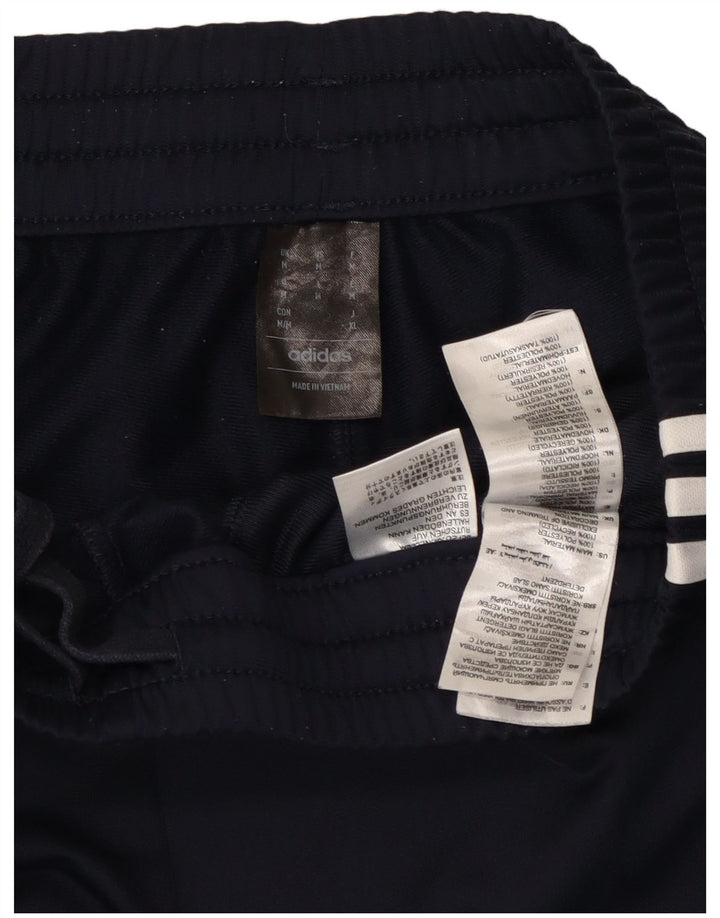 ADIDAS Mens Tracksuit Trousers Joggers Medium  Navy Blue Polyester