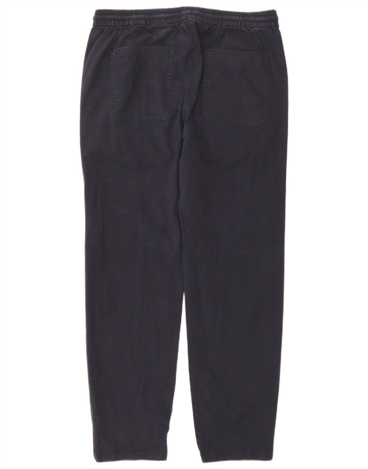 Pantaloni chino dritti da uomo Marks & Spencer medi W32 L29 Blu Navy