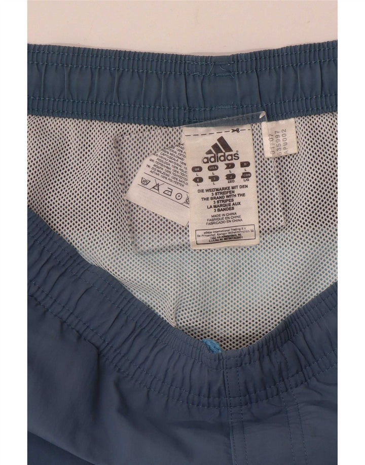Adidas Mens Sport Shorts Large Blue Polyester