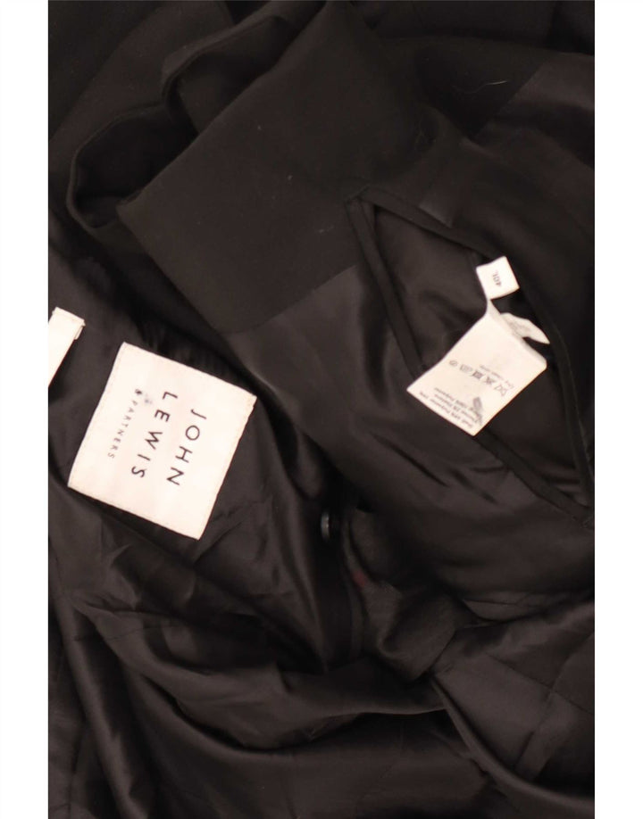 John Lewis Ανδρικό μπουφάν blazer UK 40 μεγάλου μαύρου πολυεστέρα