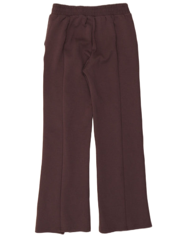 Under Armour Womens Wide Leg Tracksuit Trousers UK 10 Small Brown Polyester