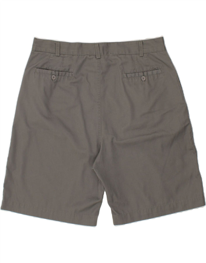 VINTAGE Mens Pegged Chino Shorts W38 XL Grey Polyester Vintage Vintage and Second-Hand Vintage from Messina Hembry 