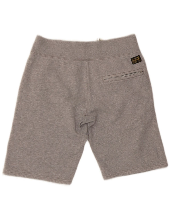 G-Star Mens Graphic Sport Shorts Medium Grey Flecked Cotton