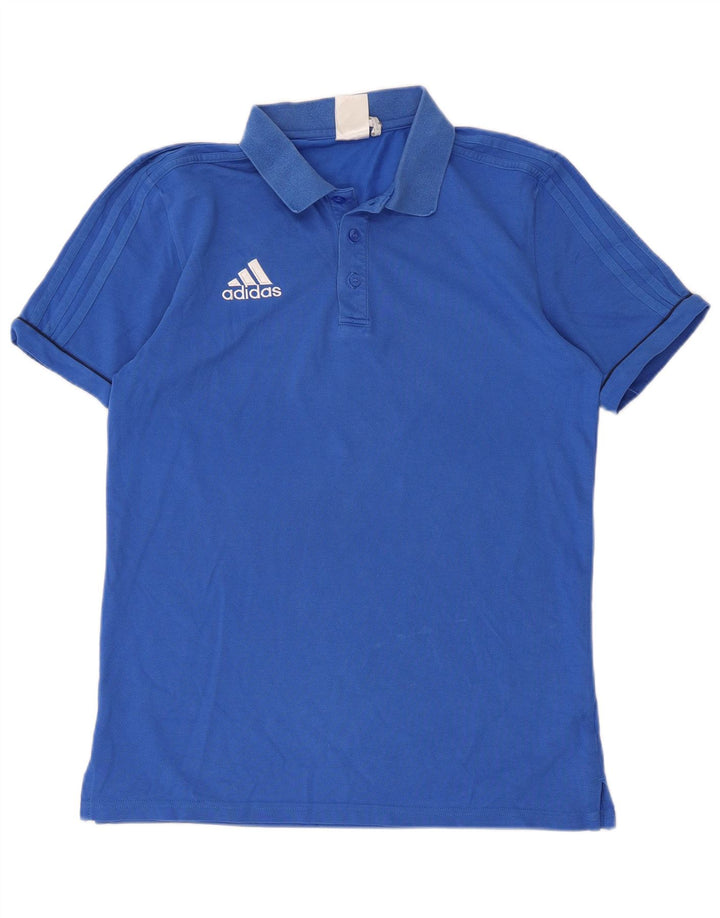 Adidas Mens Climalite Polo Shirt Medium Blue