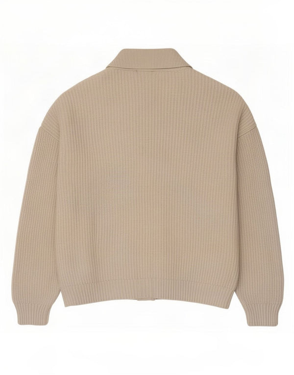 Pulover cardigan pentru femei Marks & Spencer UK 14 Medium Beige Viscose