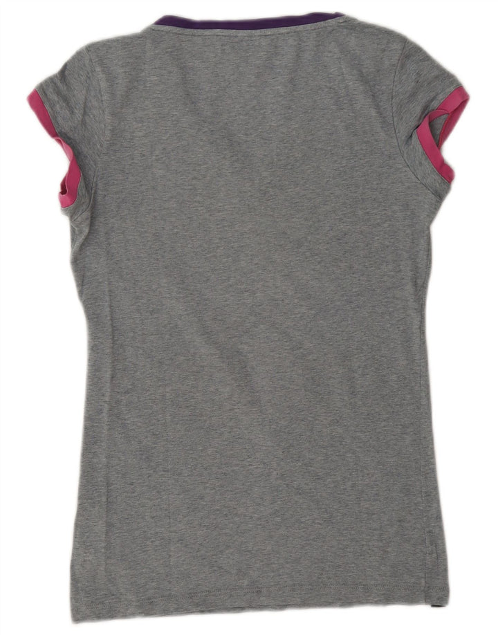 Nike T-shirt top til kvinder DK 12/14 Medium Grey Flecked