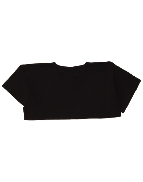 T-shirt grafica oversize corta da donna Champion Top UK 14 Medium Nero