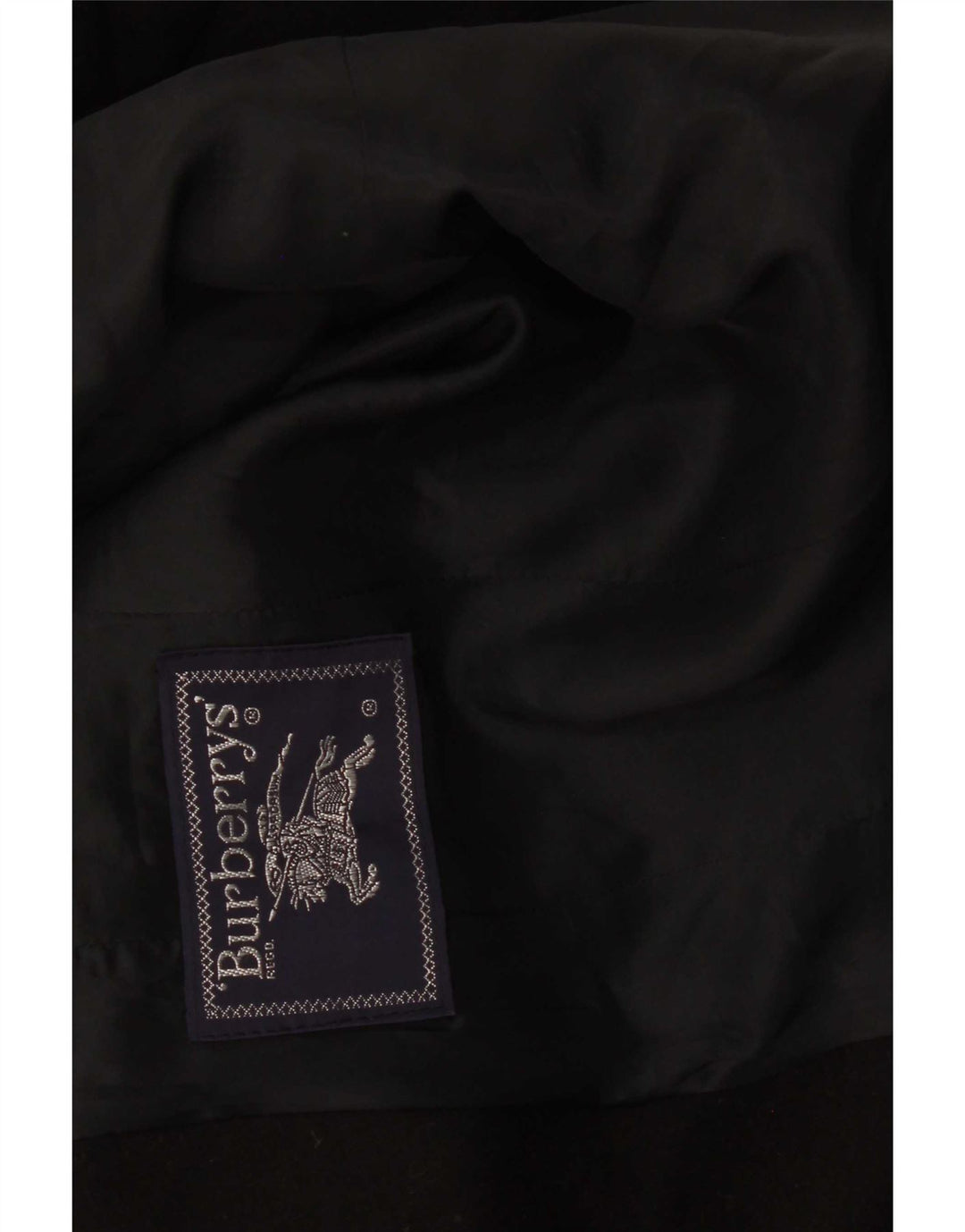 Giacca blazer a 3 bottoni da donna Burberrys UK 14 media nera