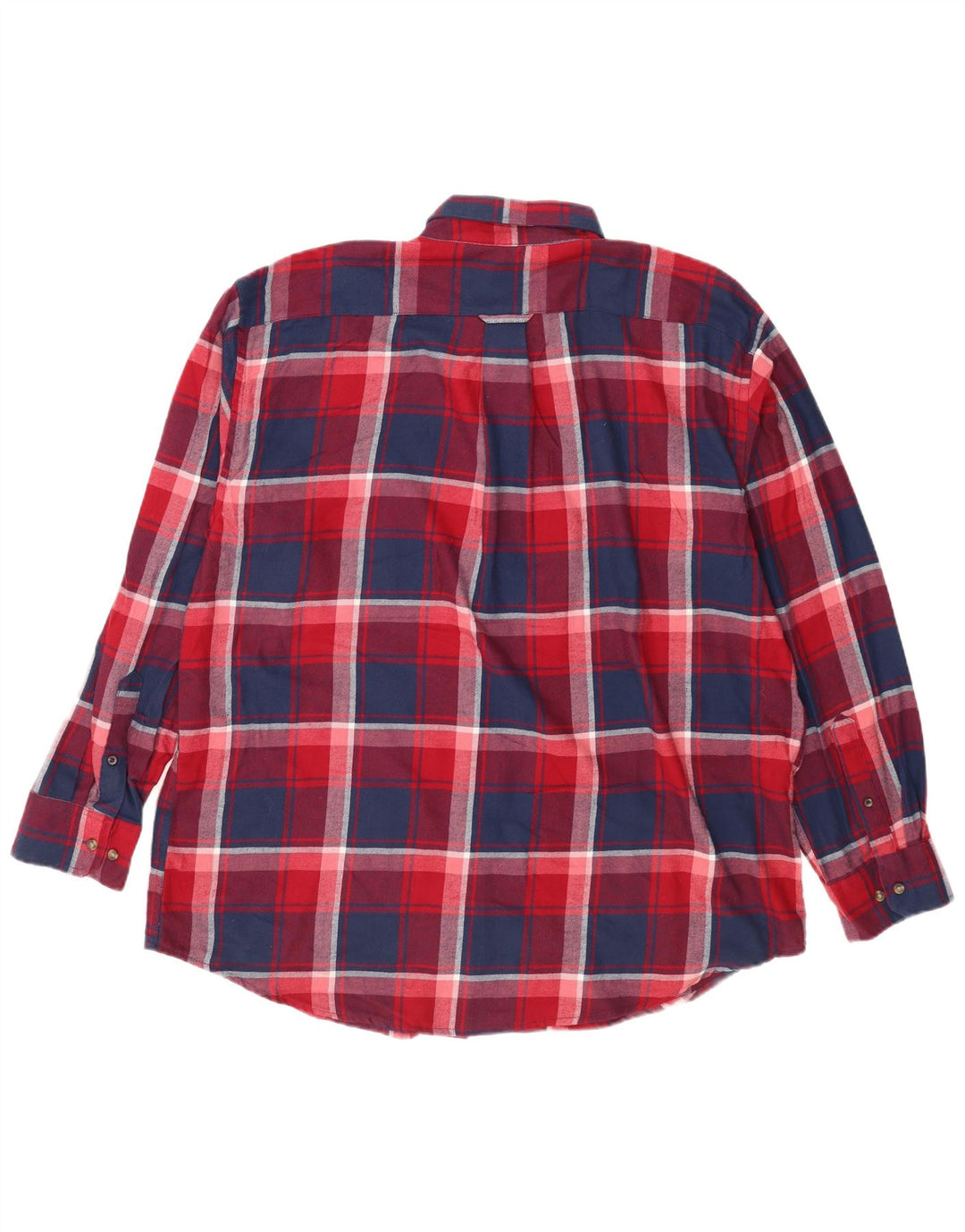 Izod Chemise en flanelle pour homme 2XL en coton à carreaux rouges