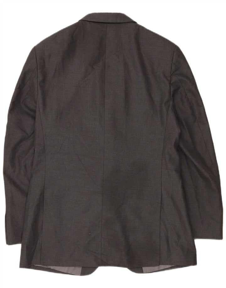 Marks & Spencer Herren-Blazer mit 2 Knöpfen, UK 38, Mittelgrau, Polyester