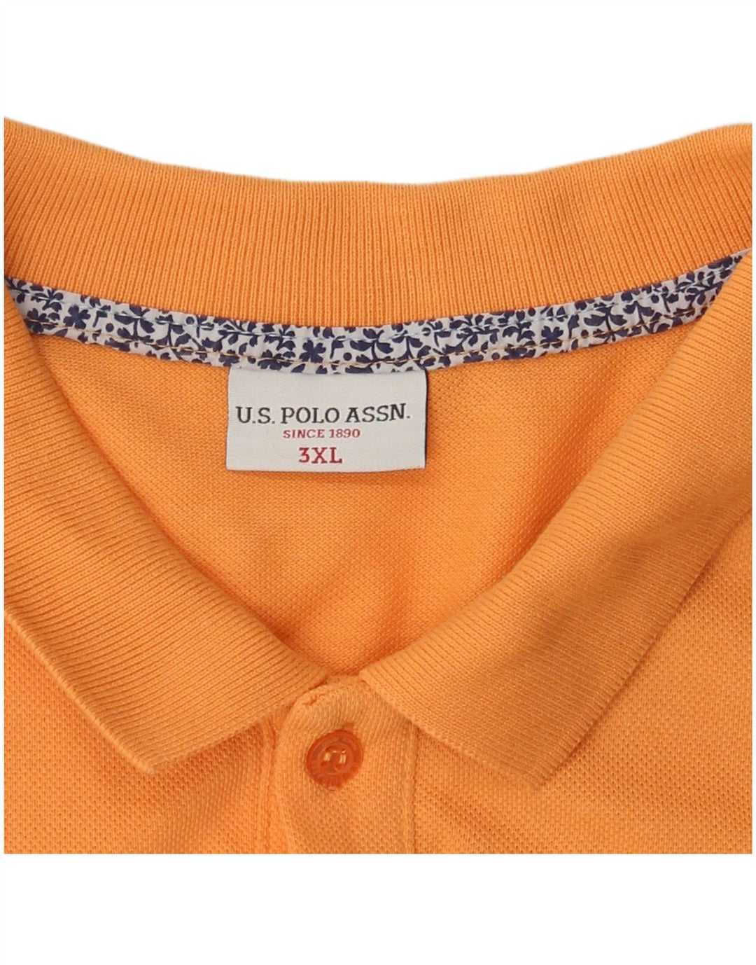 U.S. Polo Assn. Mens Shirt 3XL Orange