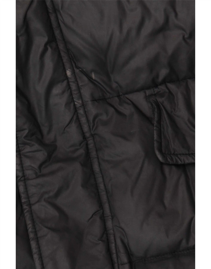 Cappotto imbottito con cappuccio Puma da uomo UK 36 piccolo nero