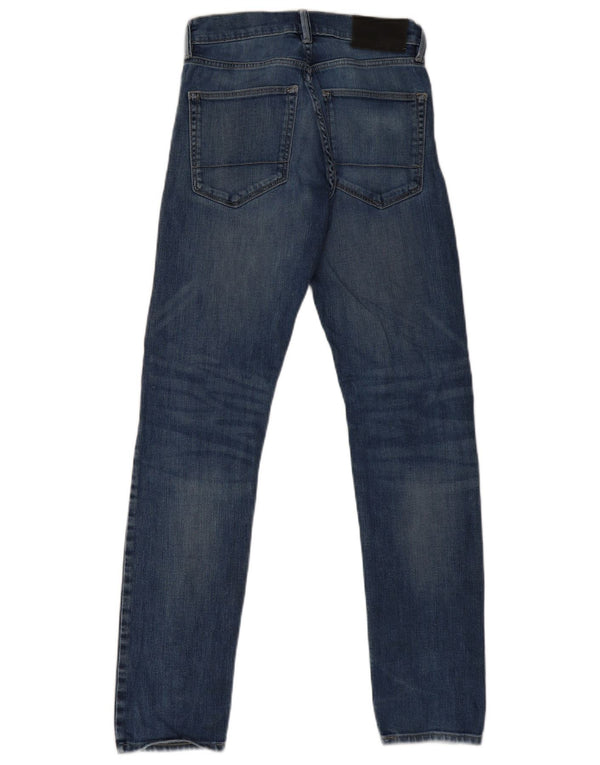 Marks & Spencer Mens Distressed Slim Jeans W28 L33 Blue Cotton